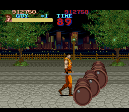 final-fight-guy-snes-screenshot-how-to-destroy-three-drumcans.png